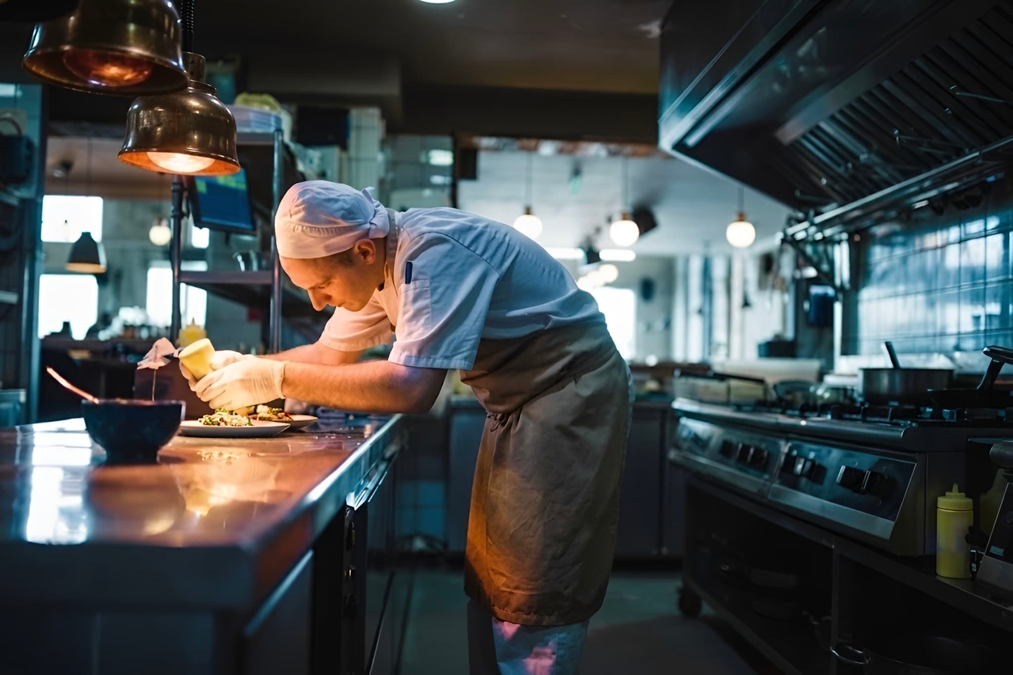 A complete commercial kitchen delivered by Veecos